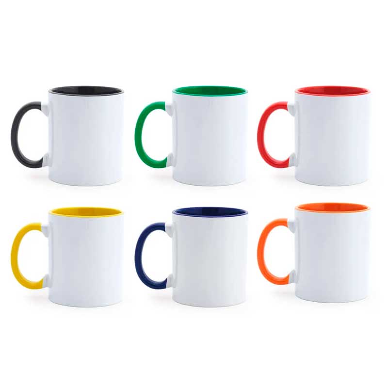 tazas bicolor